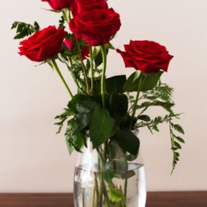 Golden White Rose Arrangement - Small