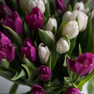 Signature Pink White Condolence Flowers - Deluxe